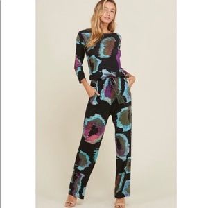 Watercolor Tie Dye Full Length Jumpsuit 💋